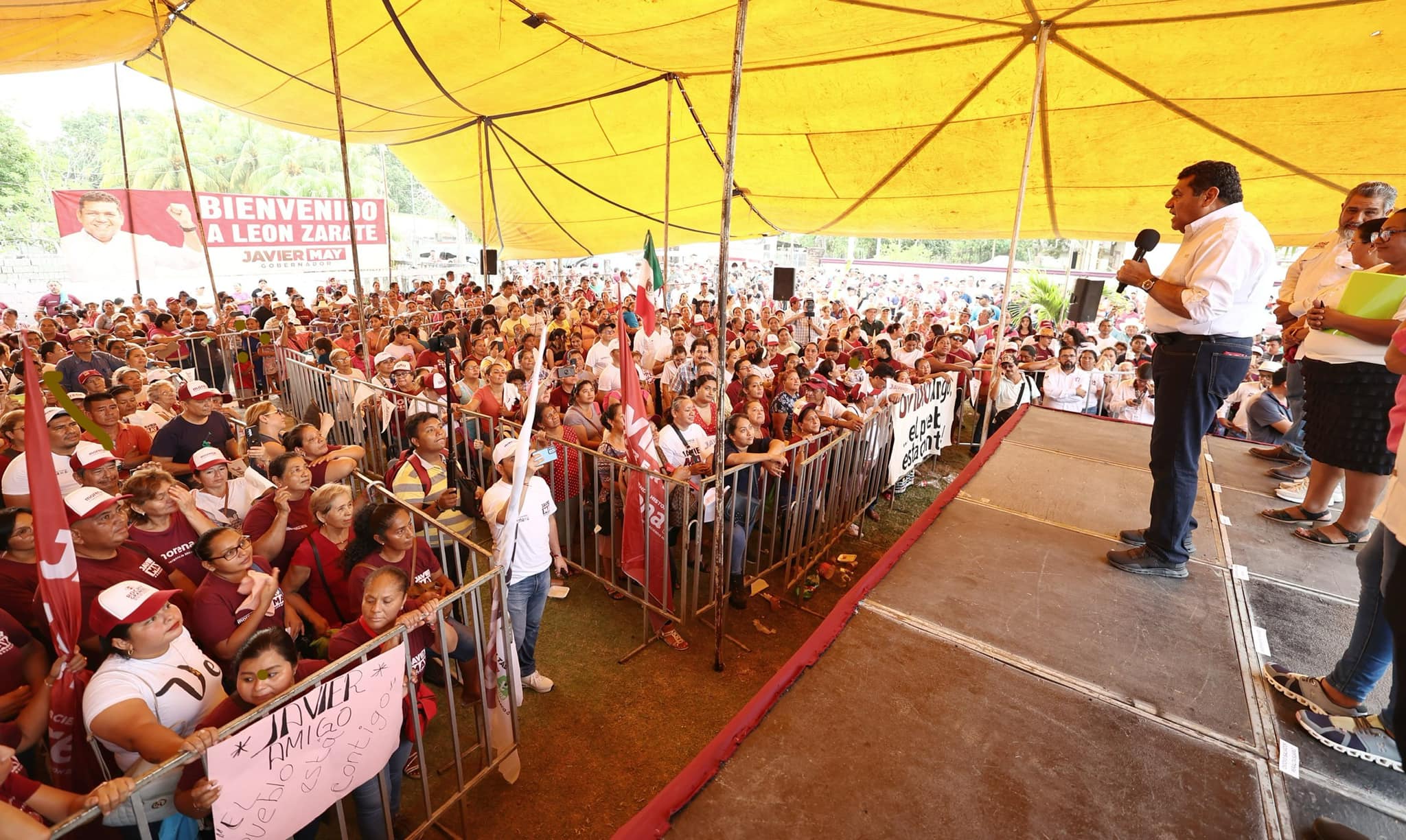 CUMPLIREMOS LOS 50 COMPROMISOS POR EL BIEN DE TABASCO: JAVIER MAY