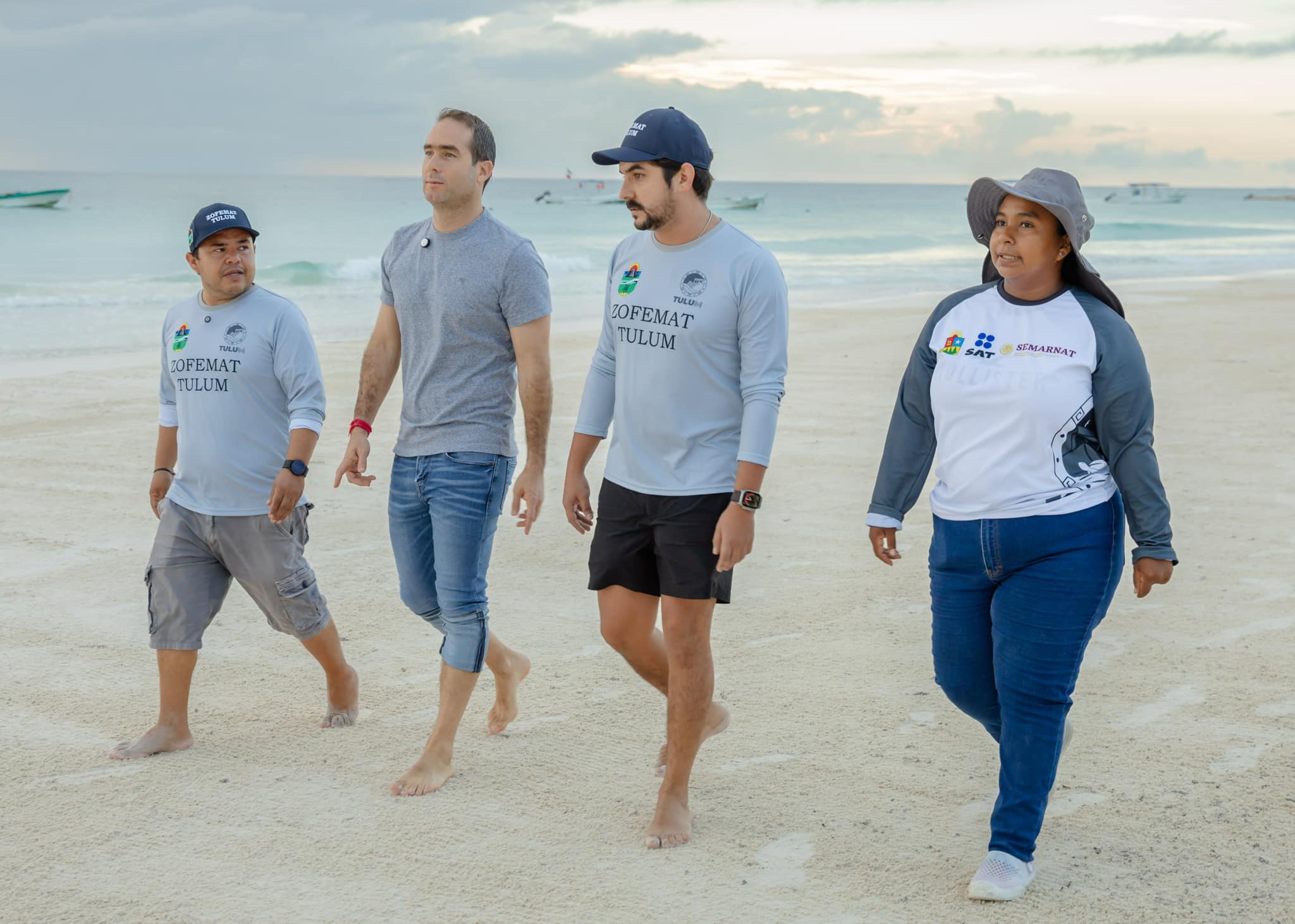 DIEGO CASTAÑÓN ENCABEZA JORNADA DE LIMPIEZA DE PLAYAS EN TULUM JUNTO A ZOFEMAT