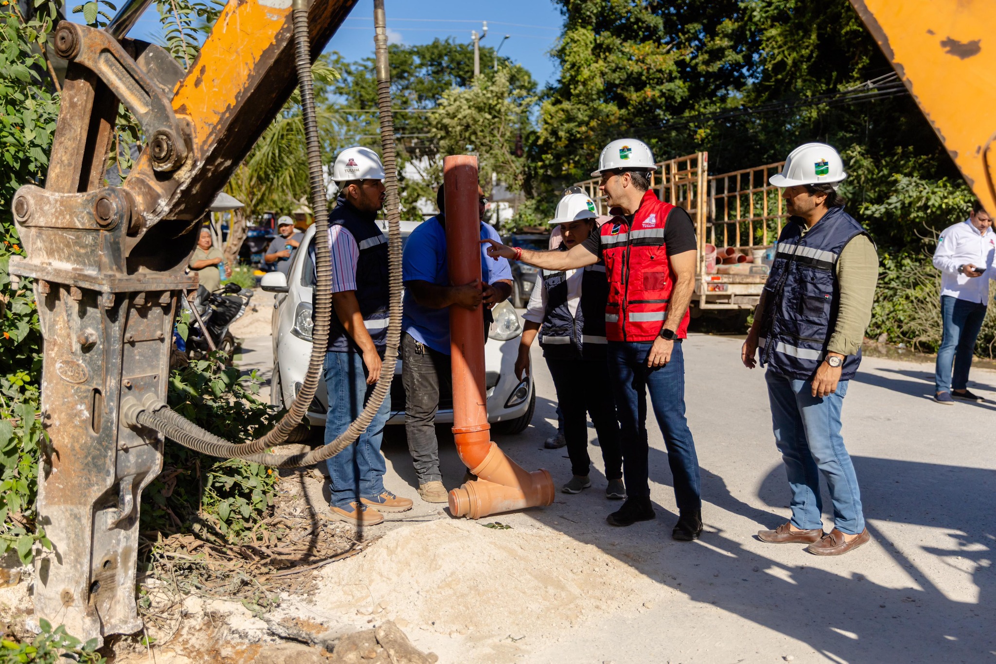 TULUM AVANZA CON OBRAS DE DRENAJE SANITARIO EN LA COLONIA EJIDO: DIEGO CASTAÑÓN