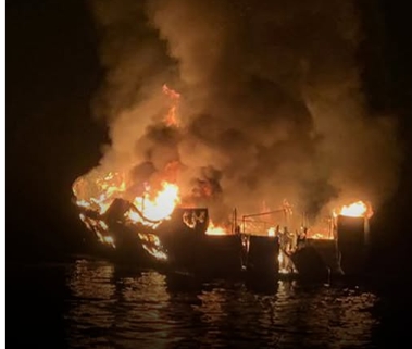TERROR EN EL AGUA: INCENDIAN 10 LANCHAS EN PUERTO EL MORRO EN PRESUNTO ACTO EXTORSIVO