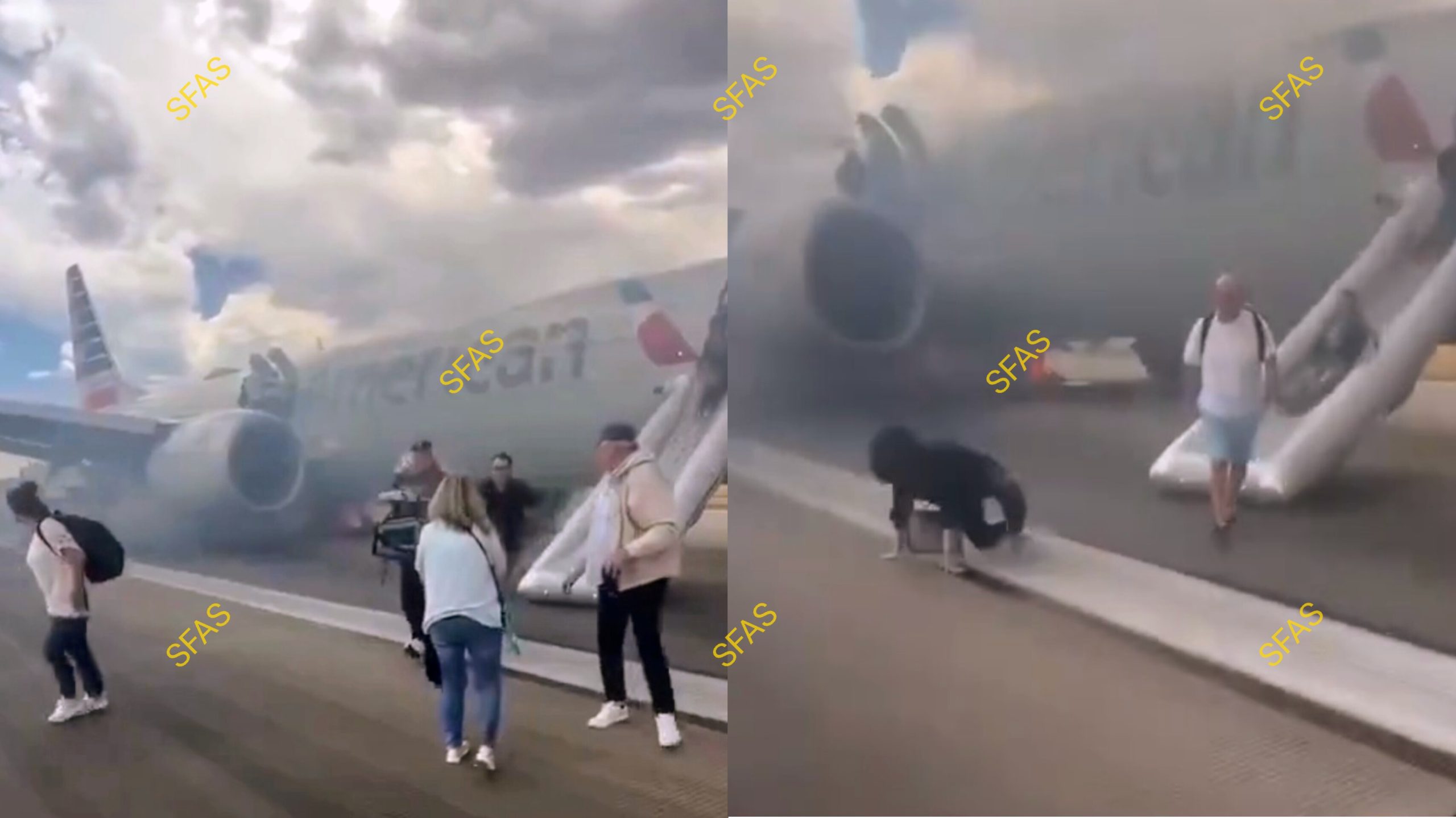 TENSIÓN AL ATERRIZAR UN AVIÓN EN DENVER AL FALLAR EL TREN
