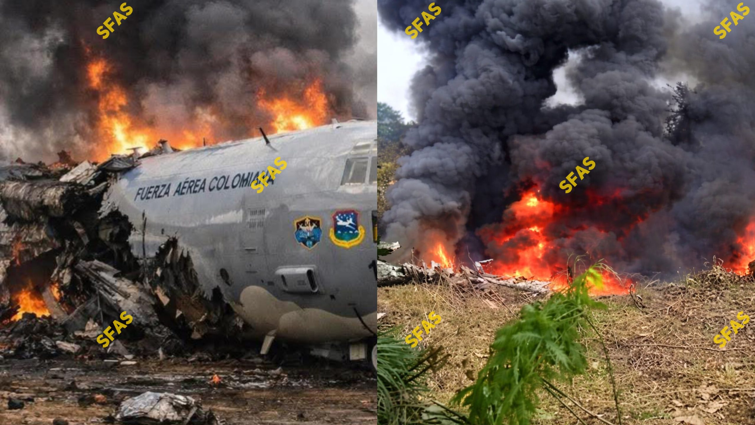 TRAGEDIA EN COLOMBIA: AVIONAZO DE LA FUERZA AÉREA DEJA 90 FALLECIDOS