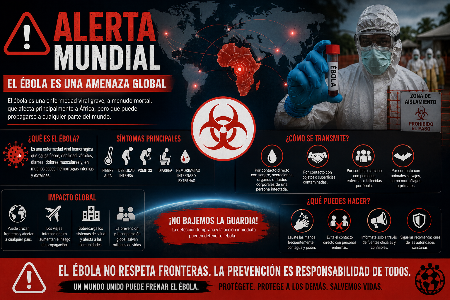 ALERTA MUNDIAL, ¡¡CUIDADO CON EL ÉBOLA!! HA MATADO A DECENAS DE PERSONAS EN EL CONGO
