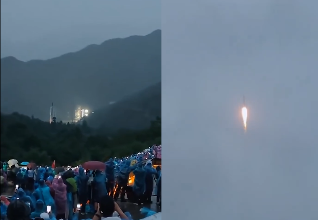 RAYO GOLPEA COHETE CHINO EN PLENO ASCENSO… Y LA MISIÓN CONTINÚA HACIA EL ESPACIO
