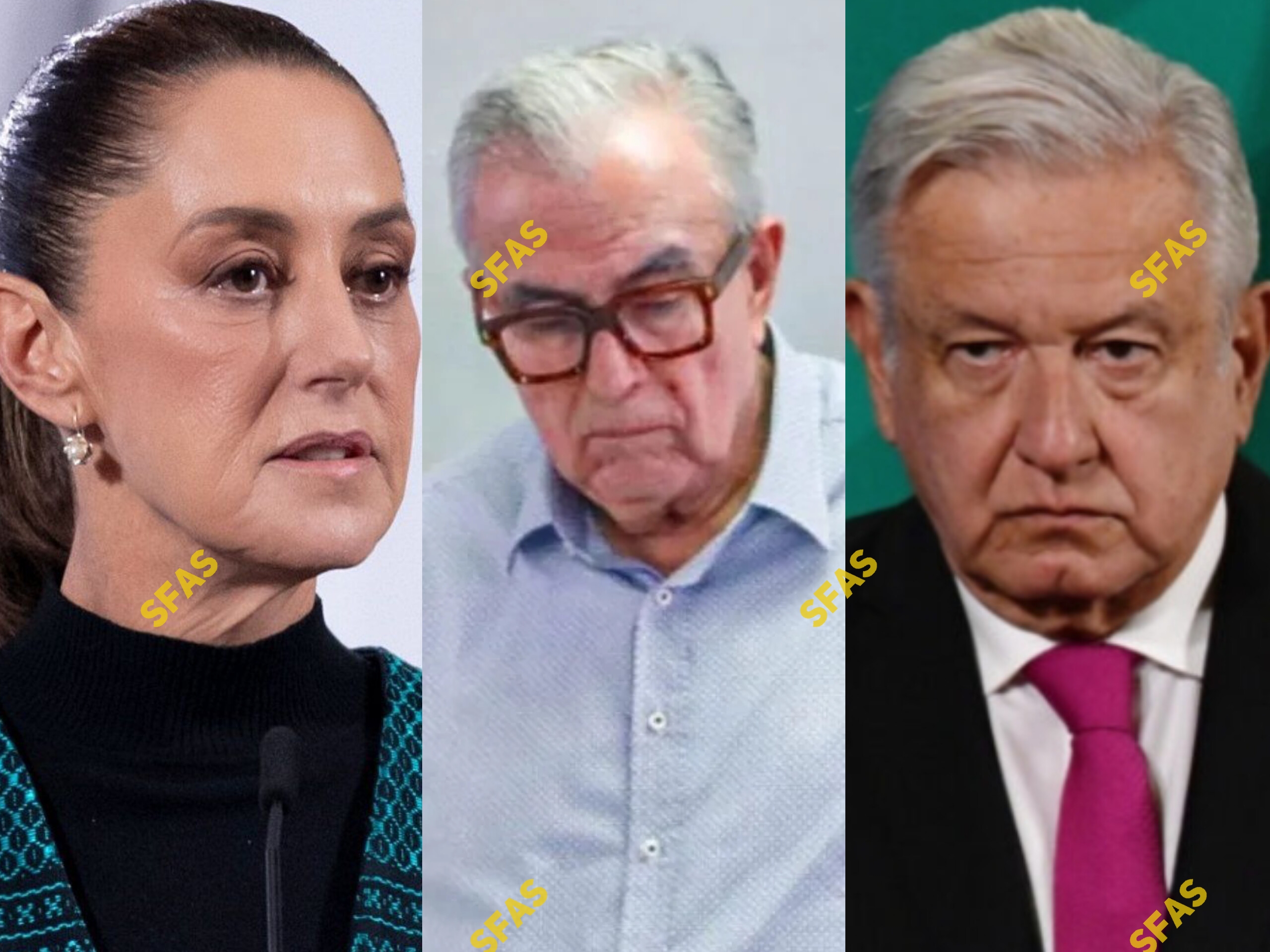 SHEINBAUM, DIPUTADOS Y GOBERNADORES DOBLAN A ROCHA MOYA