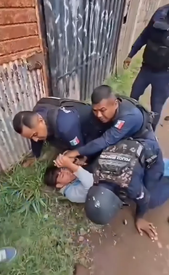 BRUTALIDAD POLICIACA EN SILAO; SE LLEVAN A LA CÁRCEL A INOCENTES CON LUJO DE VIOLENCIA
