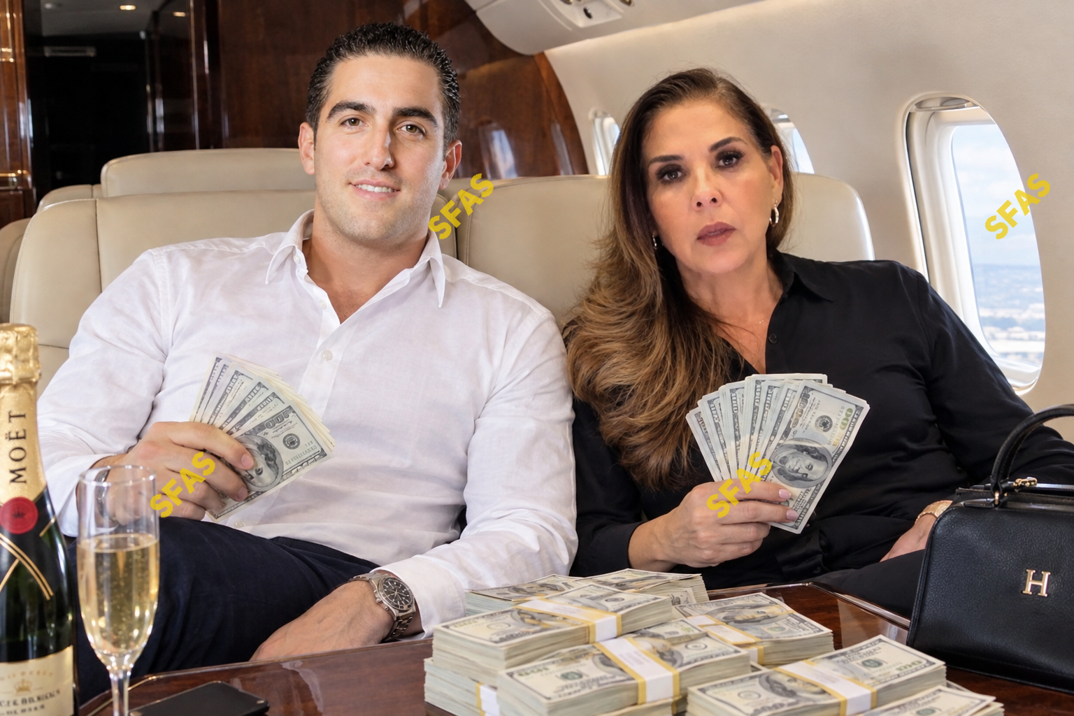 ¡CRECE ESCÁNDALO POR INEXPLICADOS VUELOS DE HERMELINDA Y GINO!